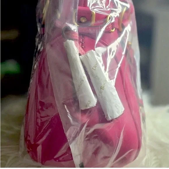 Dooney & Bourke Pink Satchel - Picture 5 of 13